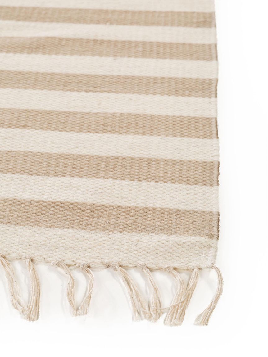 Wollteppich Oasis Beige / Grau