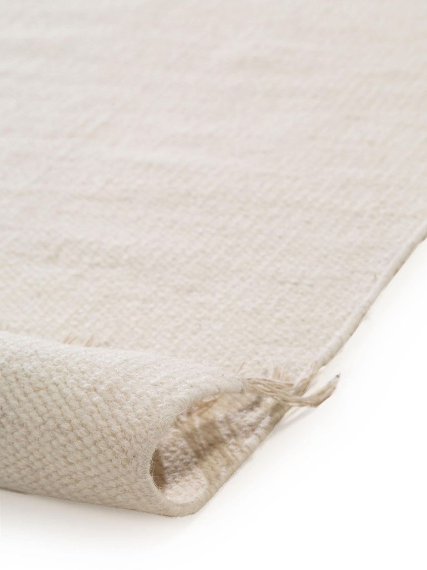 Wollteppich Neo Creame / Anthrazit