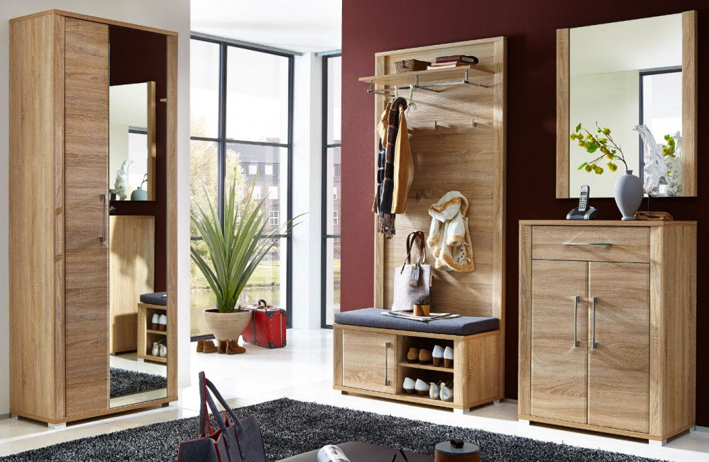 5 tlg GO Garderobenkombination Garderobe Garderobeset Garderobenkomplettset
