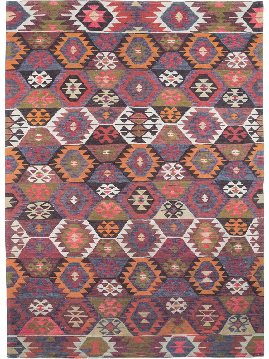 Teppich mit Print Jelle Bunt