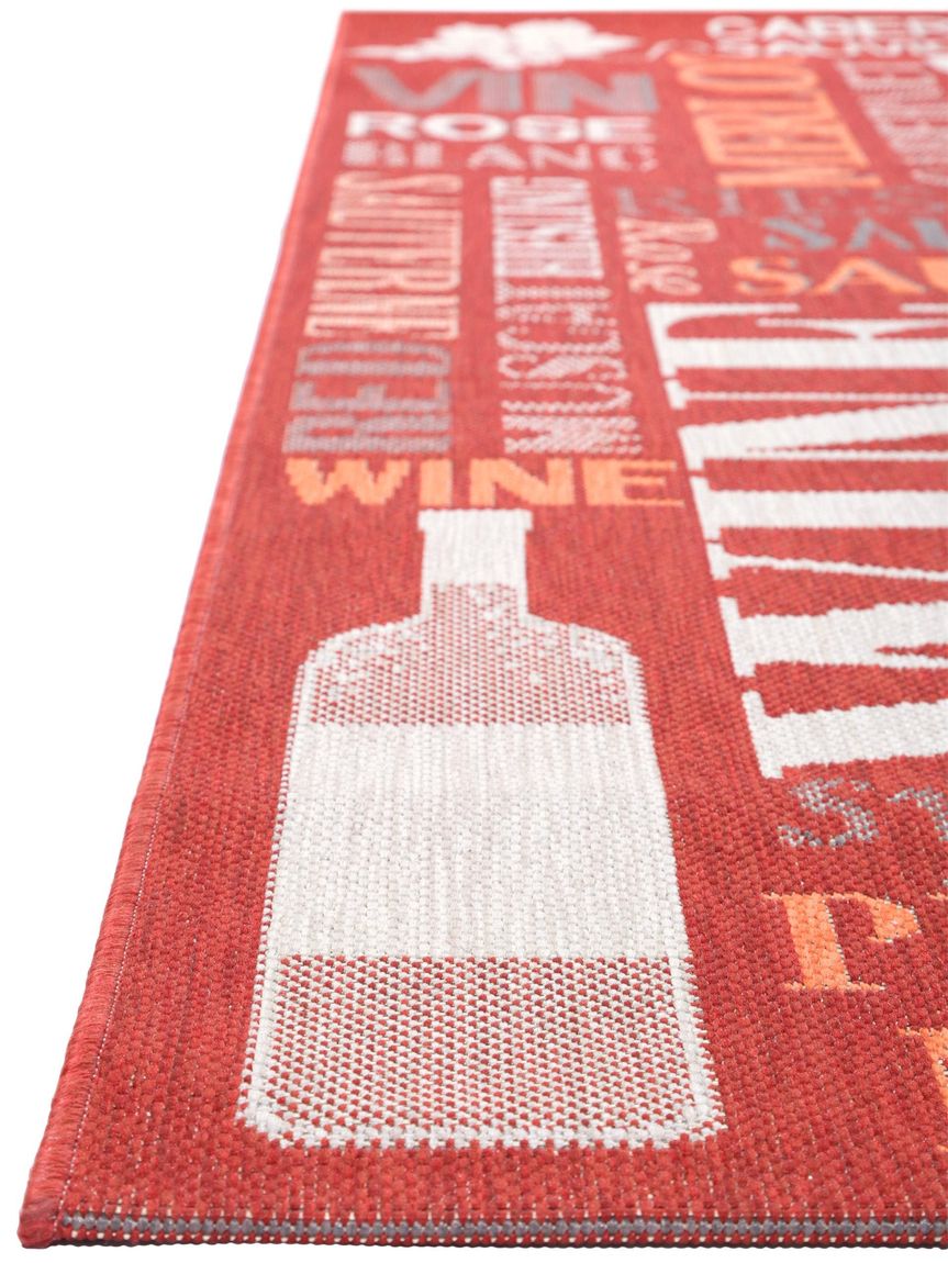Küchenläufer Kitchen 80x200 cm Rot