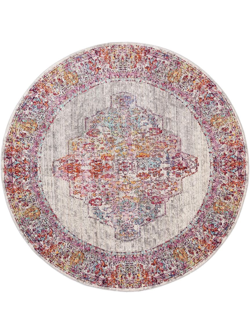 Teppich rund Visconti Bunt