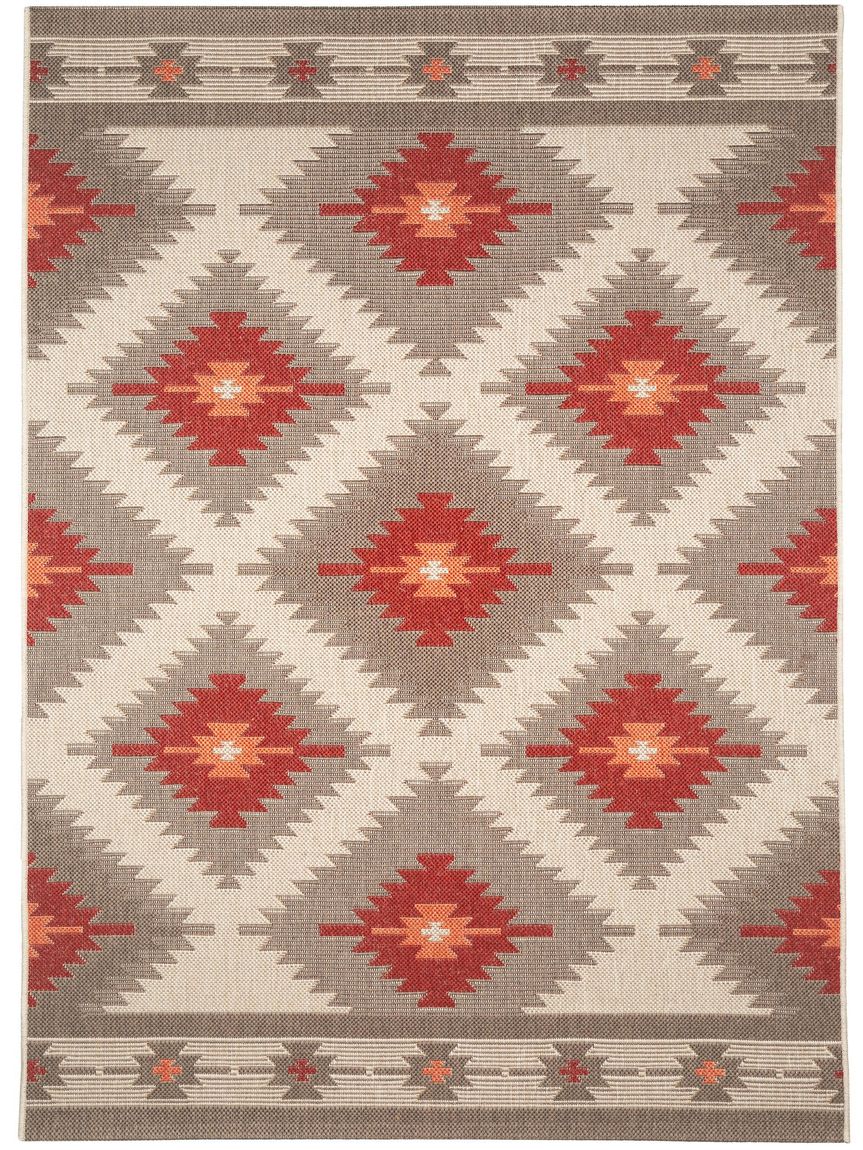 In- & Outdoor Teppich Capri Rot