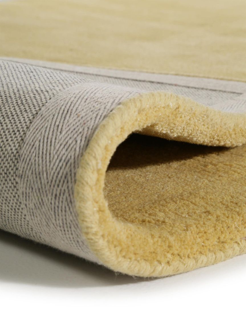 Wollteppich Pure 160x230 cm Gelb