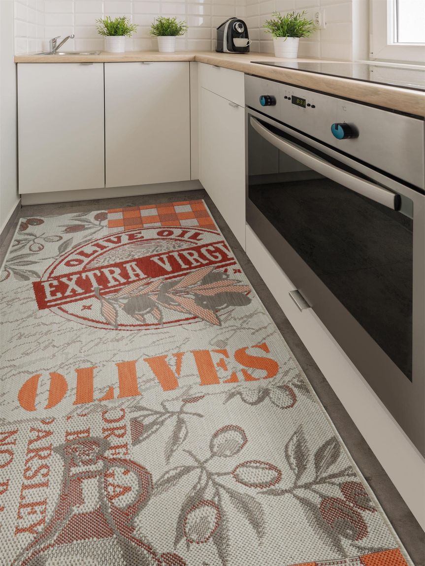 Küchenläufer Kitchen 80x200 cm Orange