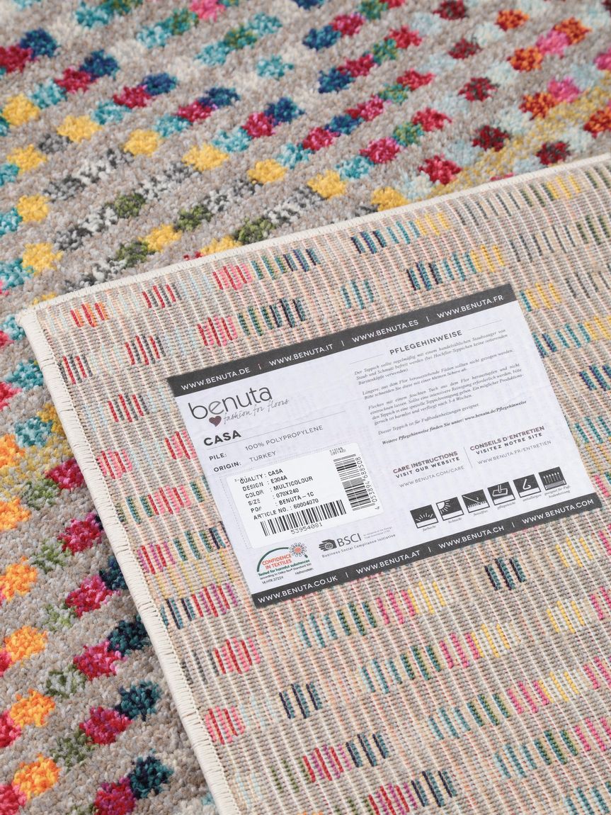 Teppich Läufer Casa 70x240 cm Bunt