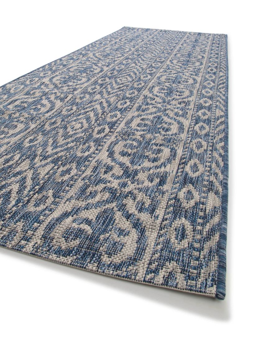 In- & Outdoor Läufer Cleo 80x240 cm Blau