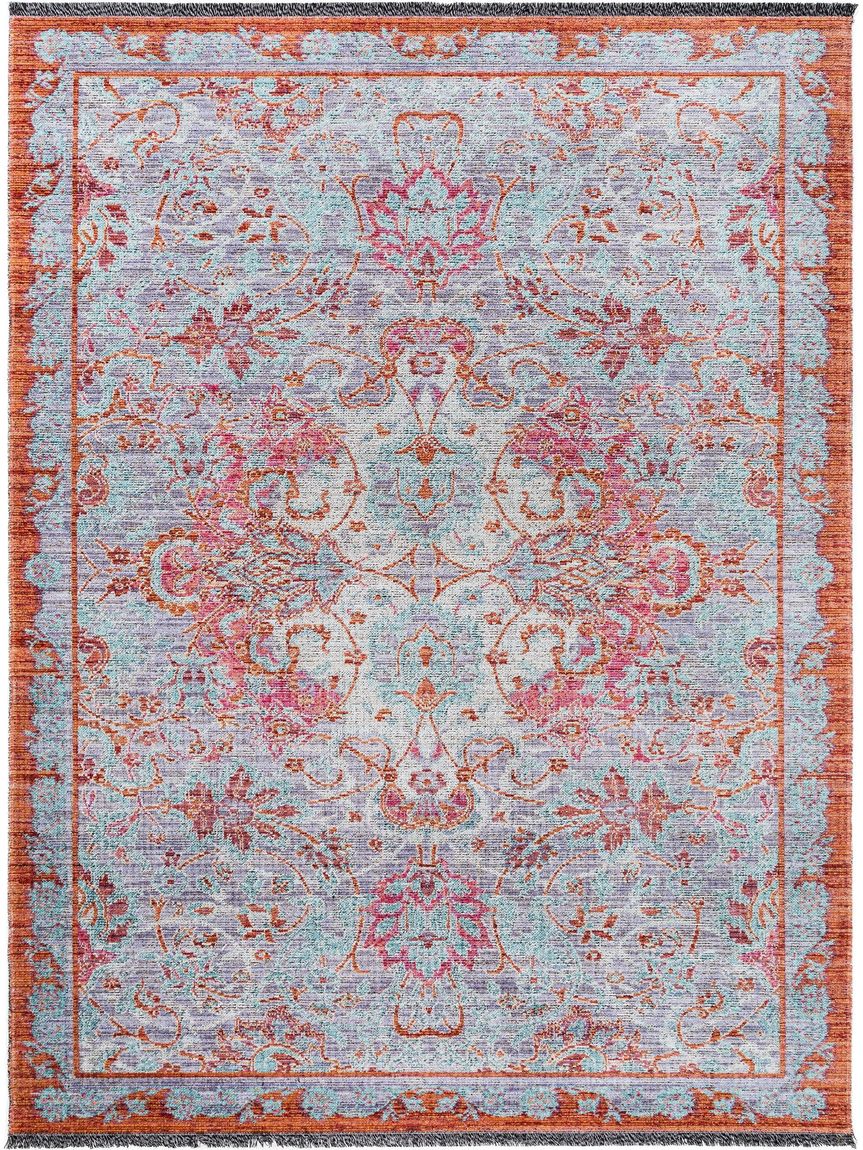 Flachgewebeteppich Ian Bunt / Blau