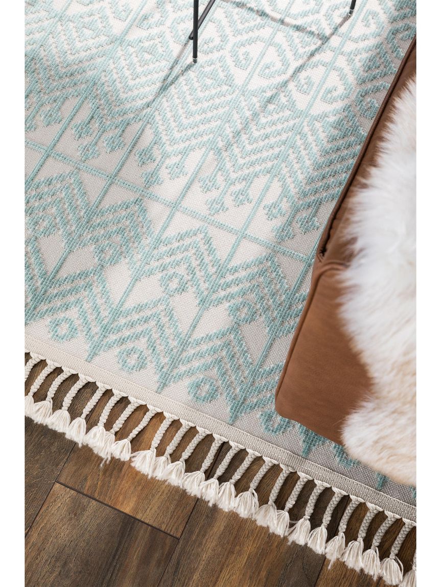 Teppich Laila Blau