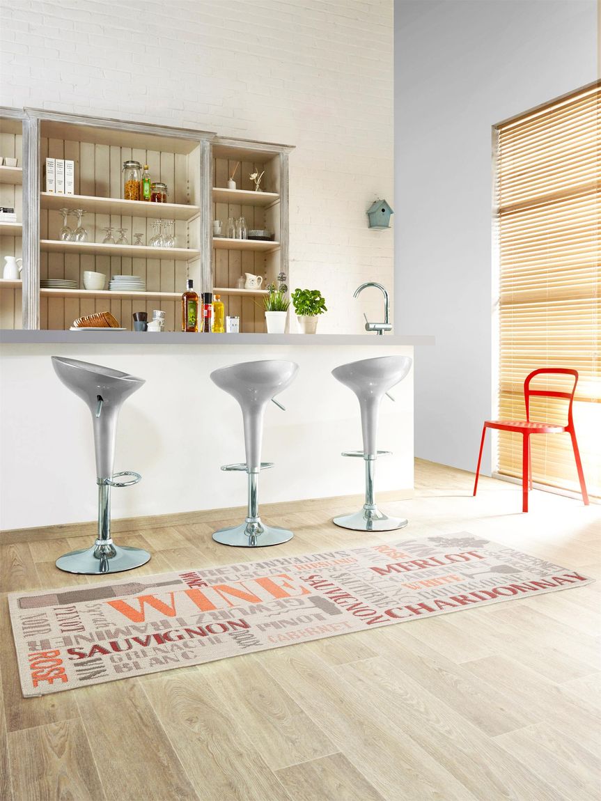 Küchenläufer Kitchen 80x200 cm Weiß