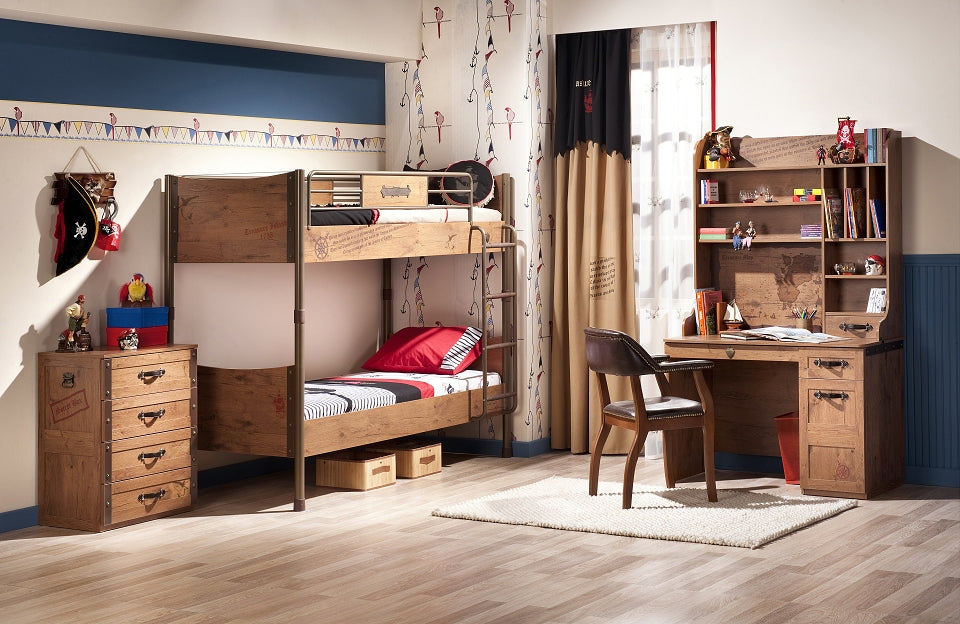 Cilek PIRATE Kommode Anrichte Sideboard Kinderkommode Braun