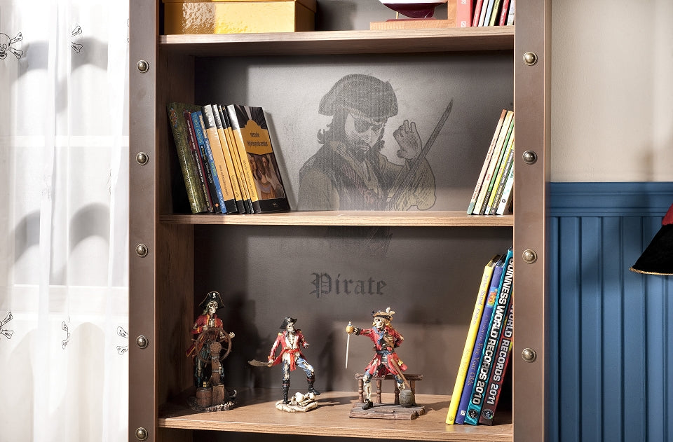 Cilek PIRATE 1 Kinderzimmer Set Komplettset Kinder Spielzimmer Piraten Braun