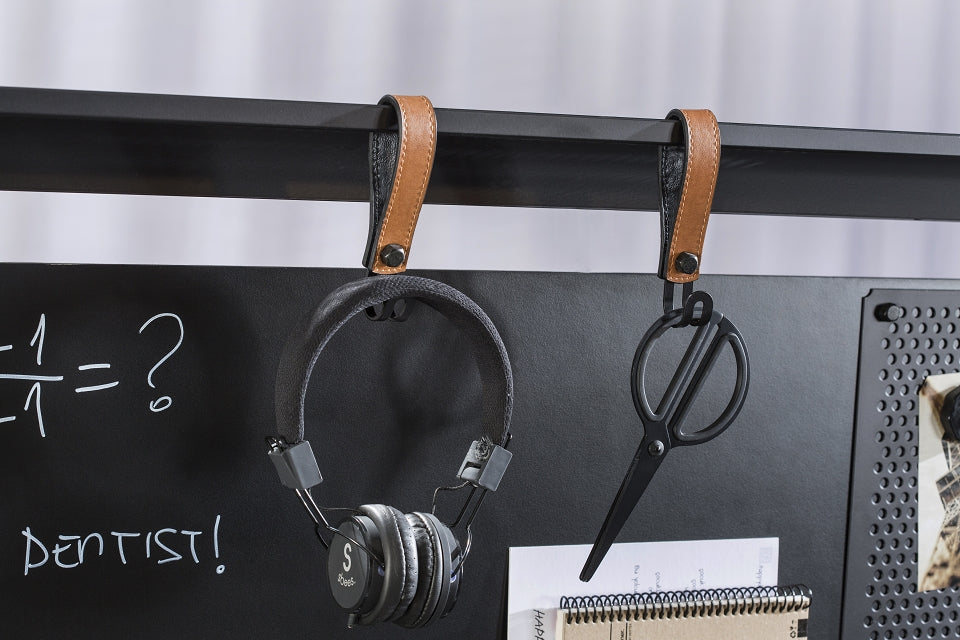 Cilek DARK METAL Schreibtisch Kinderschreibtisch Kindertisch Tisch Grau/Schwarz