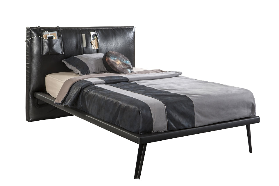 Cilek DARK METAL 1 Kinderzimmer Set Komplettset Jugendzimmer Grau / Schwarz