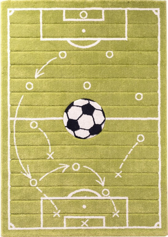 Cilek FOOTBALL Teppich Kinderteppich Teppichboden 133x190 cm grün