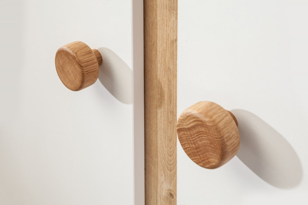 Cilek NATURA BABY Kleiderschrank Schrank Kinderzimmer Weiß/Natur