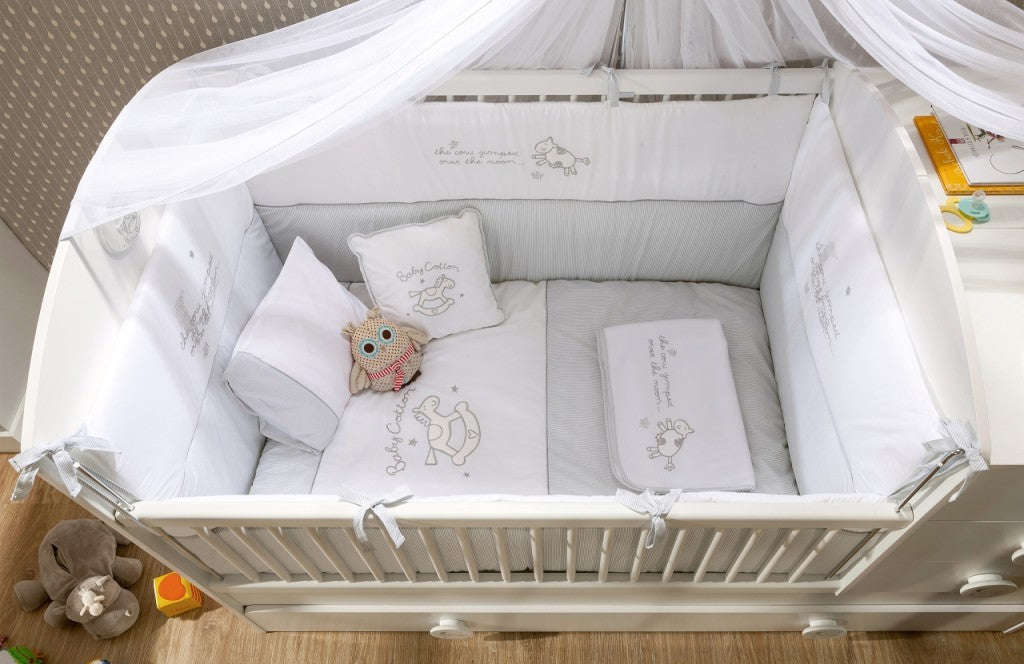 Cilek BABY COTTON 4 Babyzimmer Kinderzimmer Set Komplettset Spielzimmer Weiß