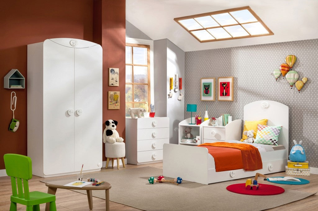 Cilek BABY COTTON Kleiderschrank Schrank Kinderzimmer Weiß