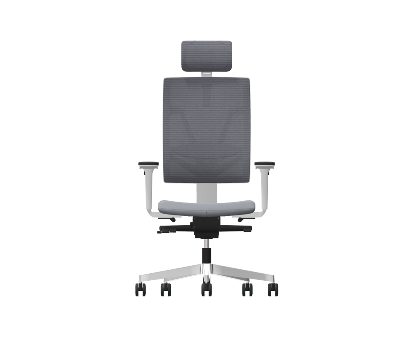 4Me Bürostuhl mit 4D-Armlehnen und Kopfstütze, Farbe wählbar