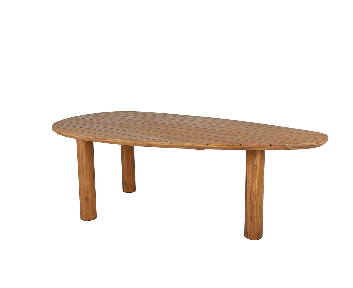Pebble Gartentisch 240x132 cm Akazienholz