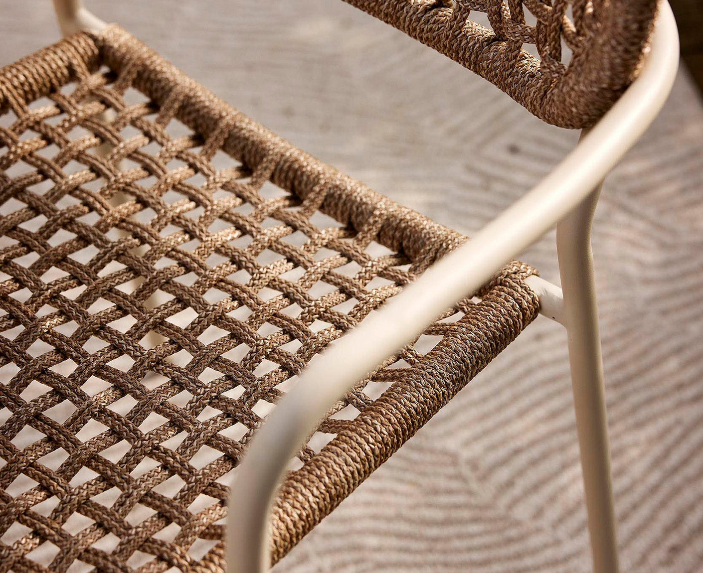 Reino Gartenstuhl mit Rope-Gewebe