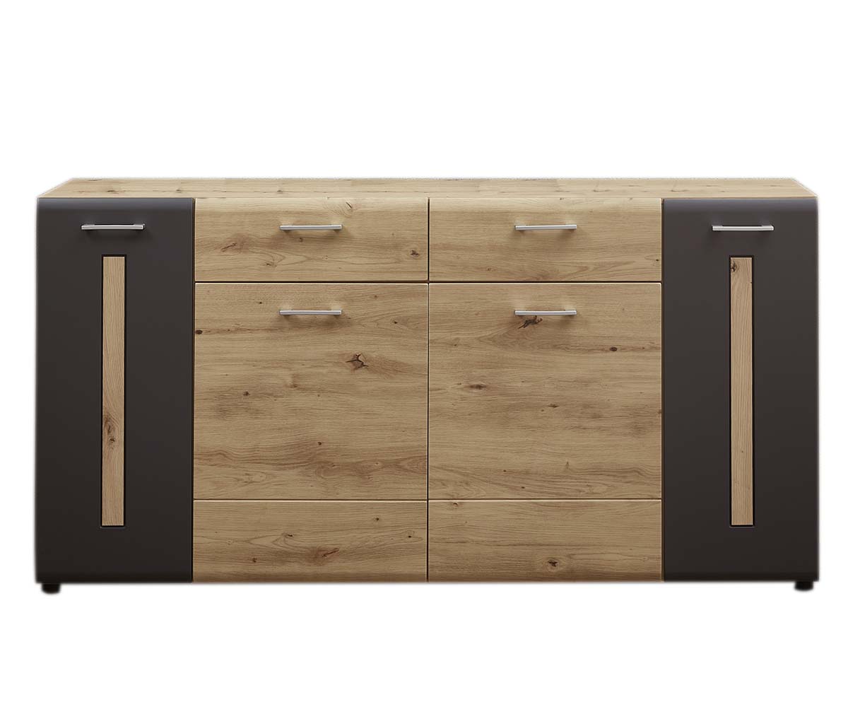 ANDERLECHT I Sideboard fertig montiert Artisan Eiche / Graphit