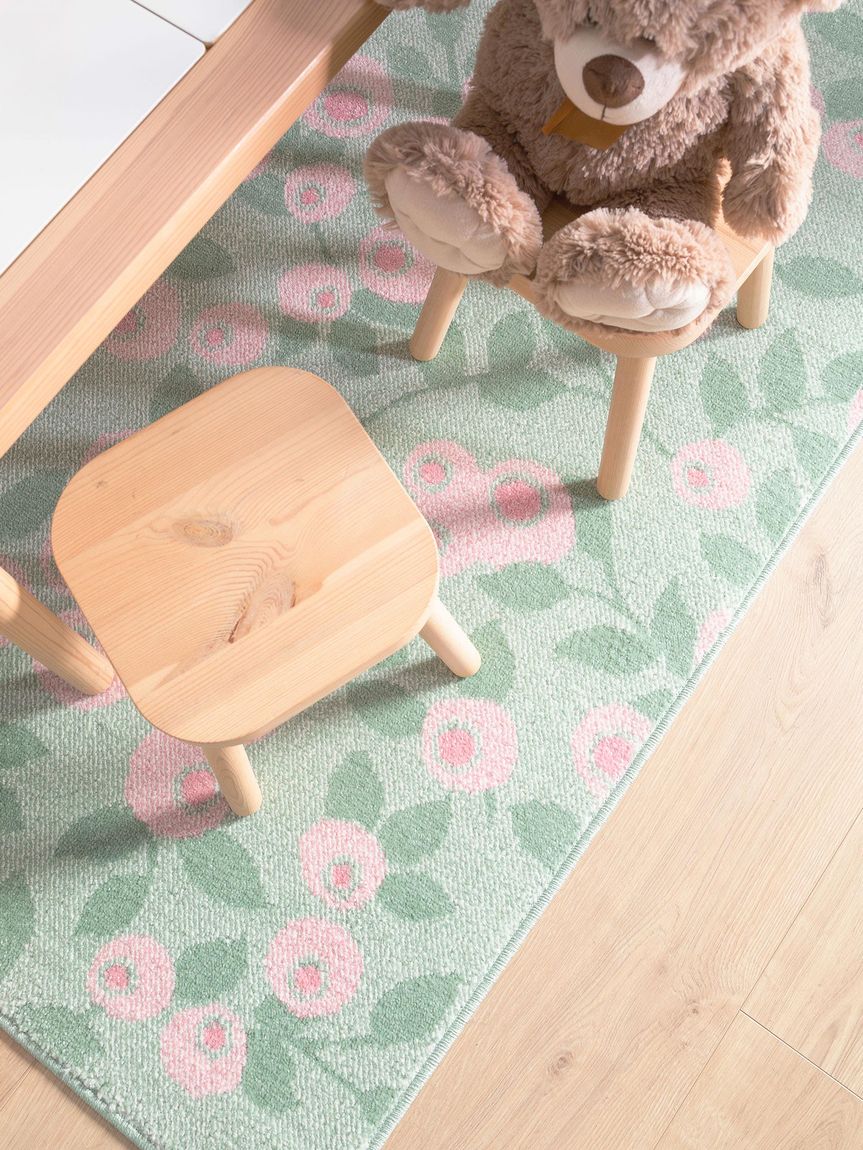 Kinderteppich Tommy Hellgrün