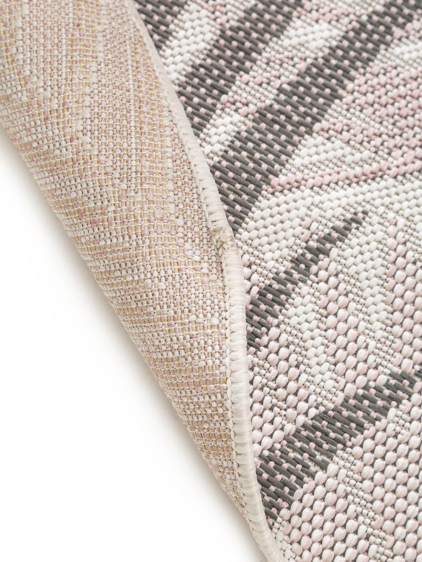 In- & Outdoor Teppich rund Cleo Rosa
