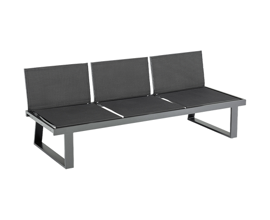 Rasmus Lounge 3-Sitzer Anthrazit / charcoal