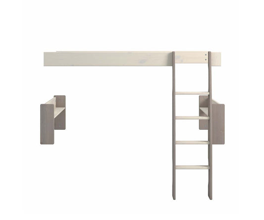 Steens for Kids - Umbau als Etagenbett zu 2x 649 White Wash / Stone