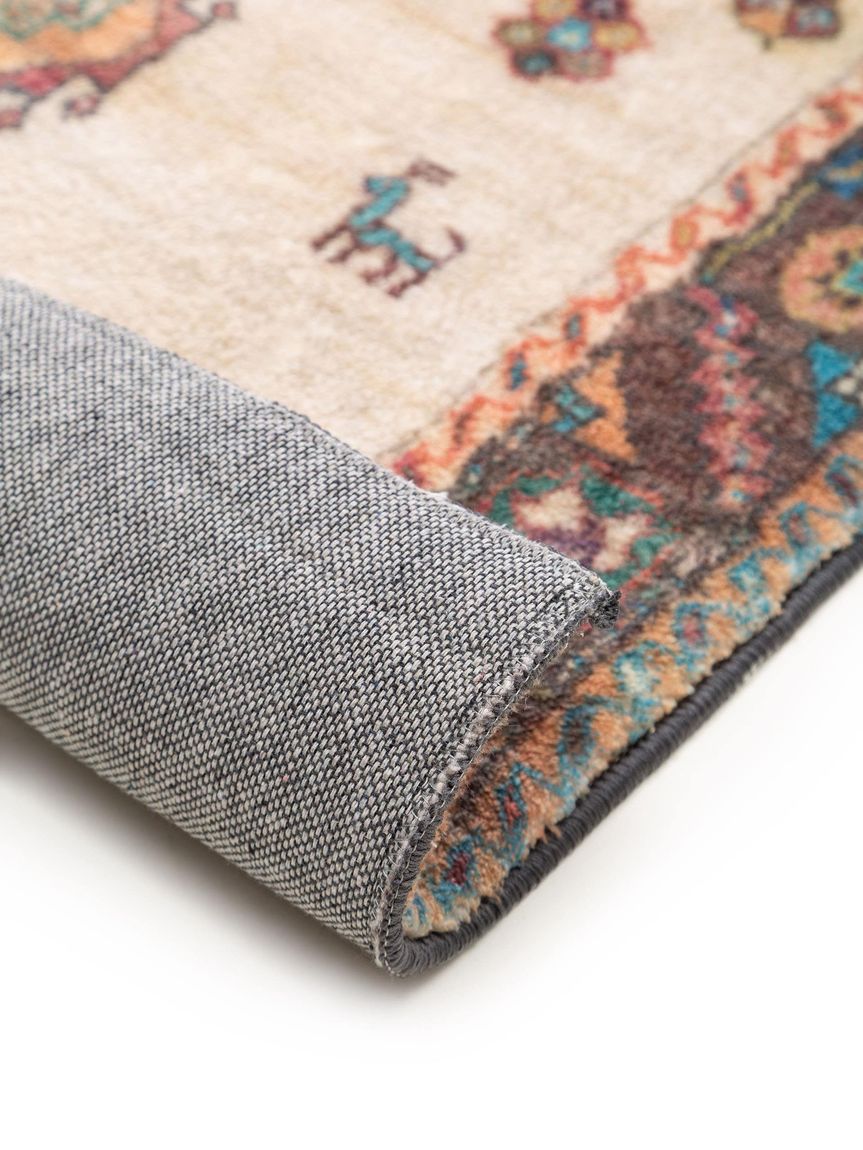 Läufer Mara 80x240 cm Beige / Rot