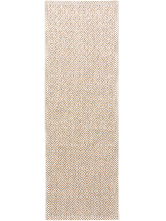 In- & Outdoor Läufer Cleo 80x240 cm Creame / Beige