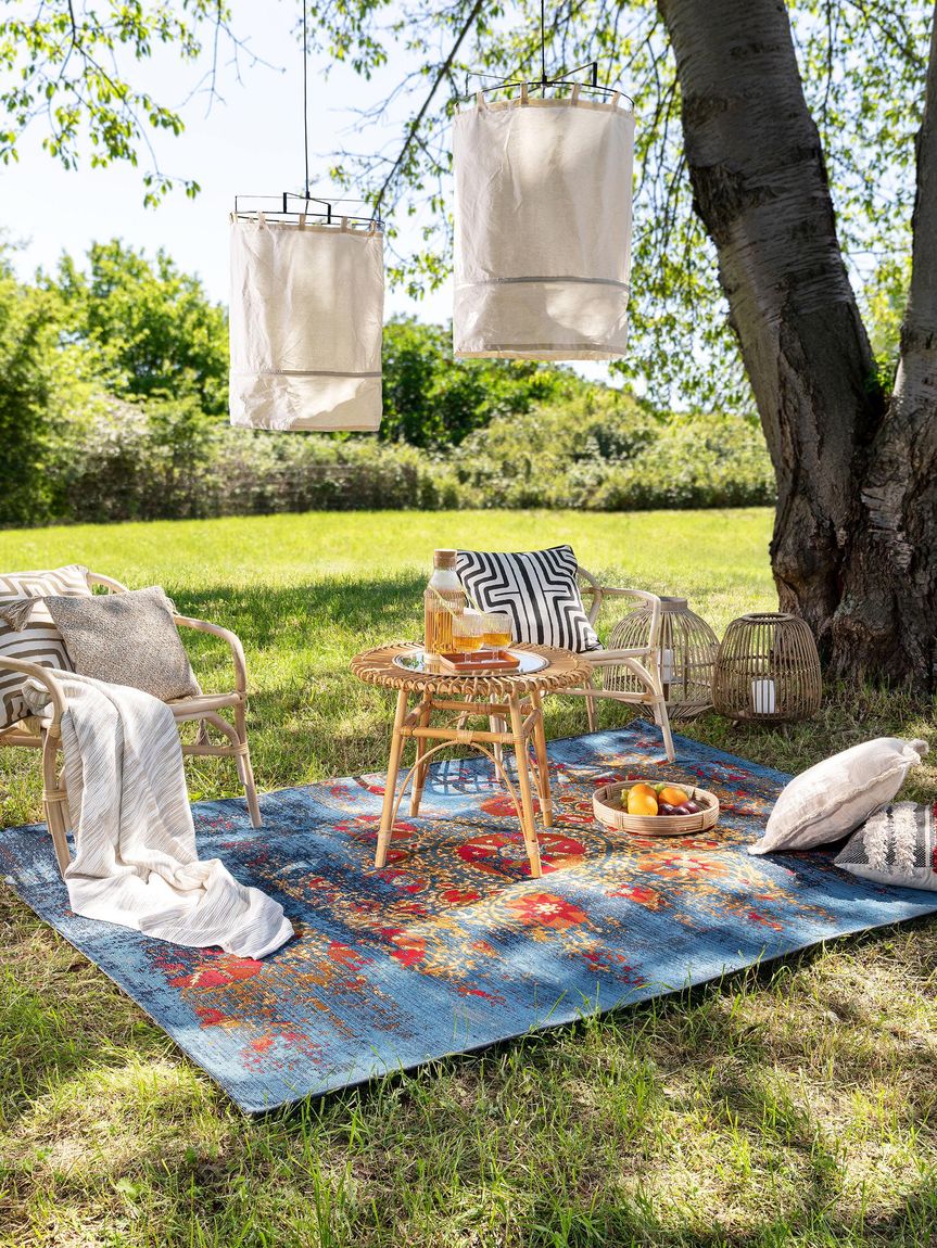 In- & Outdoor Teppich Artis Bunt / Blau