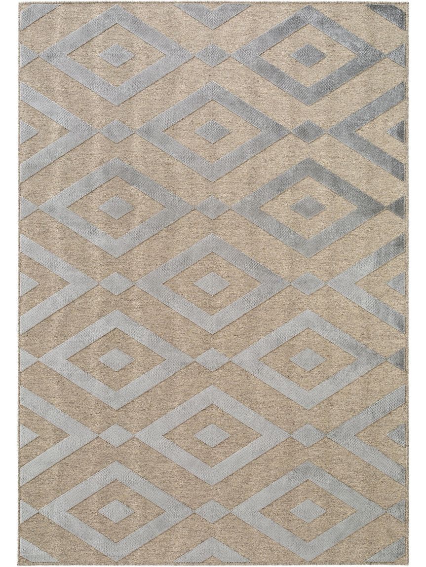 Teppich North Beige / Grau