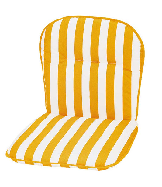 Monoblockissen nieder 80x43x5cm Gelb gestreift