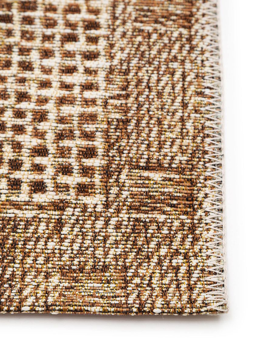 In- & Outdoor Teppich Läufer Kenya 80x250 cm Creame / Beige
