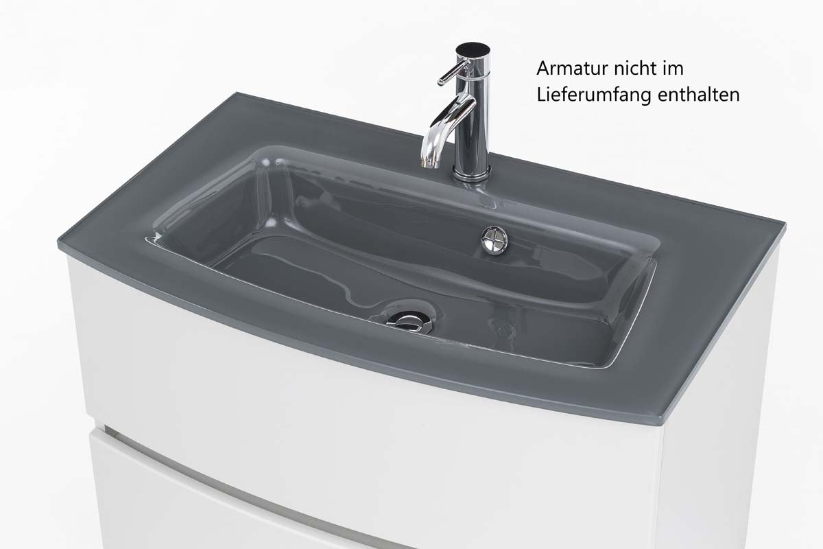 Kiel Waschtisch inkl. Becken 80 cm Weiß