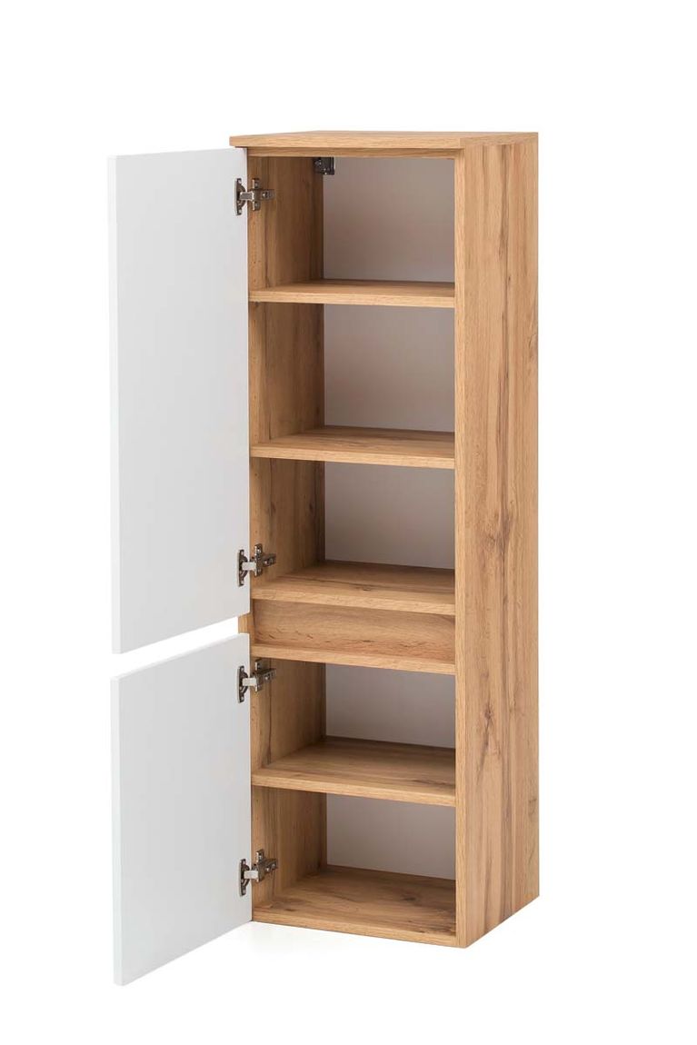 Kiel Midischrank 40 cm Wotaneiche / Weiß