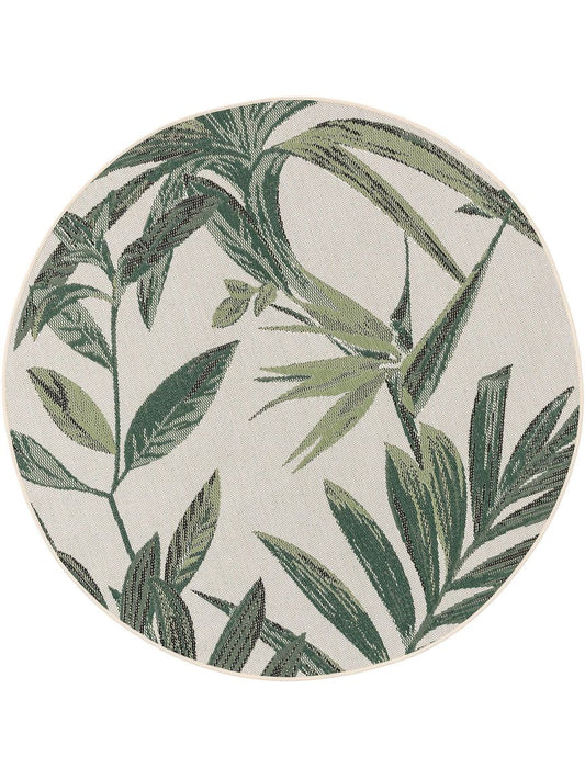 In- & Outdoor Teppich rund Capri Grün