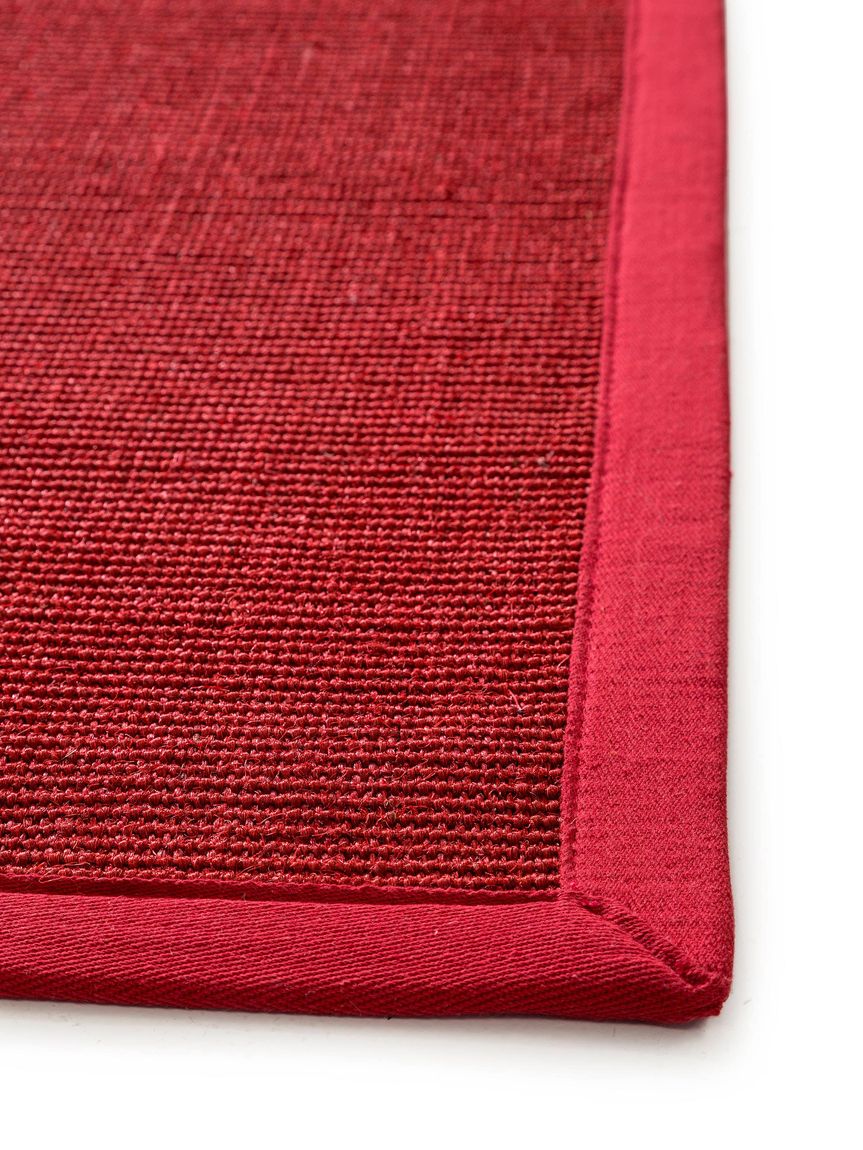 Sisalteppich Sisal Rot