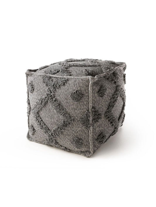 Pouf Samson 50x50x50 cm Grau