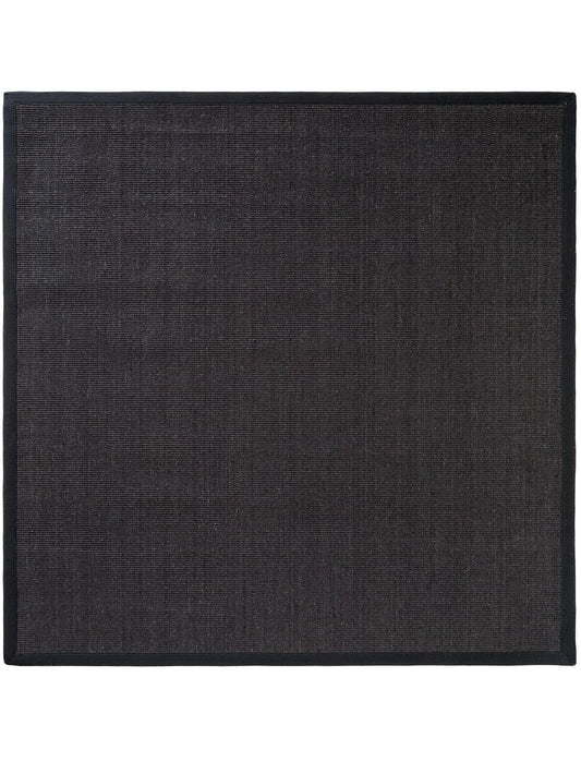 Sisalteppich Sisal Schwarz