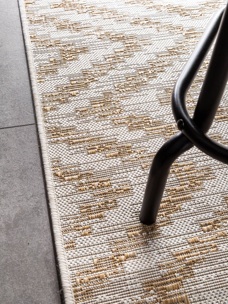 In- & Outdoor Läufer Cleo 80x240 cm Creame / Beige