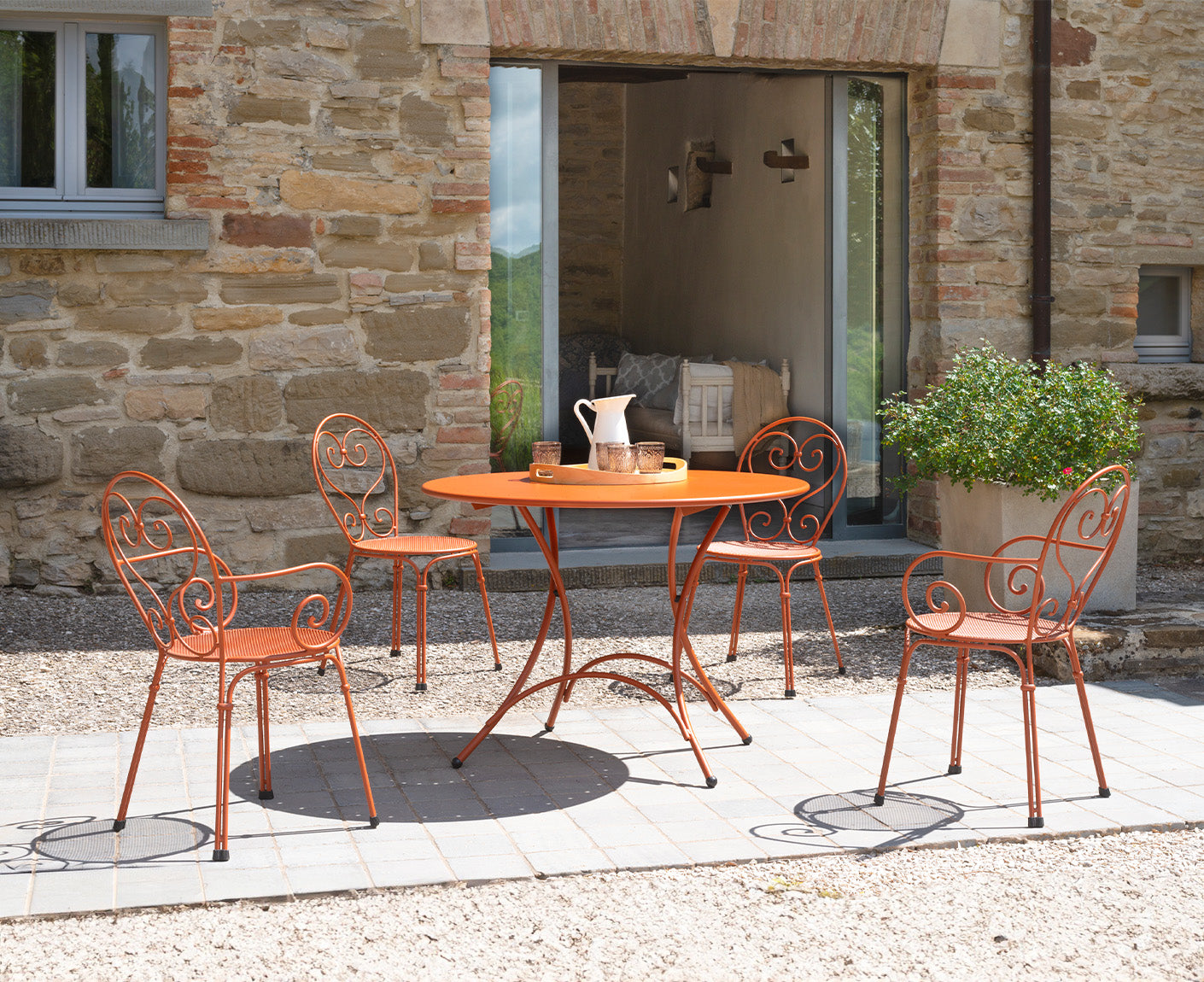 Emu Pigalle 4er Set Gartenstühle mit Armlehnen