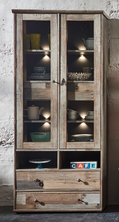 Vitrine BONANZA Driftwood Nachbildung