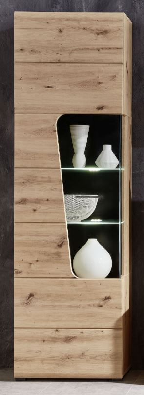 Funny Plus Wohnwand inkl. LED-Beleuchtung Artisan Eiche