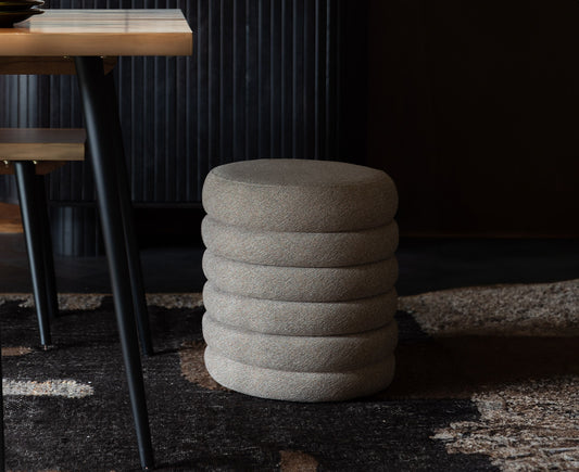 Fern Bouclé Hocker