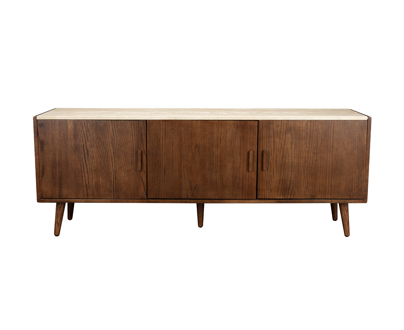 Arda Sideboard Walnuss / Travertin