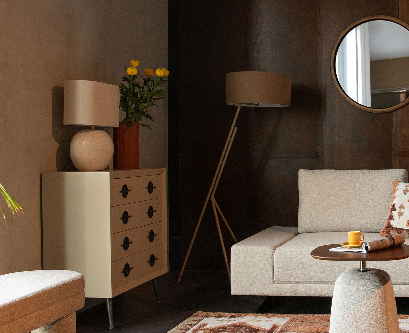 Murphy Stehleuchte Beige