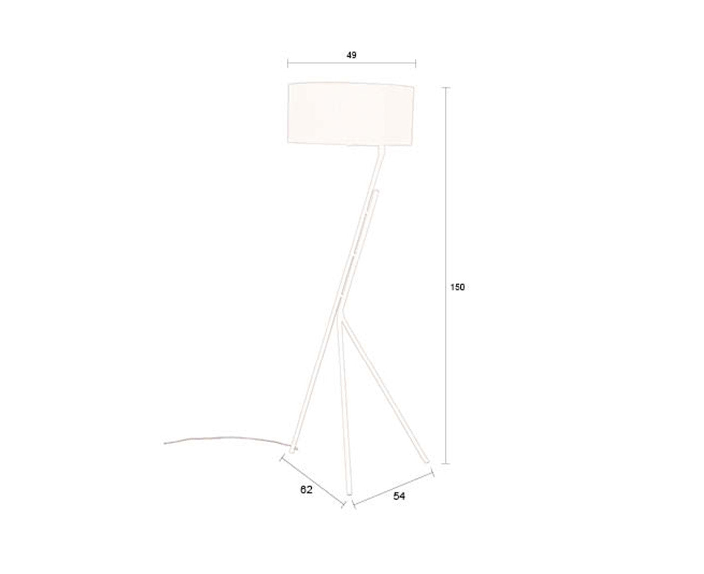 Murphy Stehleuchte Beige